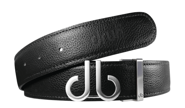Black / Icon Full Grain Leather Belts Druh Belts and Buckles | US & Canada