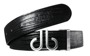 Black Lizard / Icon Lizard Leather Belts Druh Belts and Buckles | US & Canada