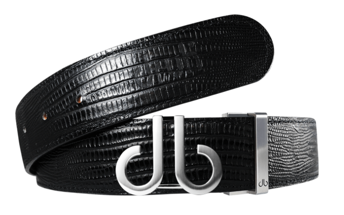 Black Lizard / Icon Lizard Leather Belts Druh Belts and Buckles | US & Canada