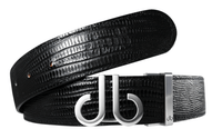 Black Lizard / Icon Lizard Leather Belts Druh Belts and Buckles | US & Canada