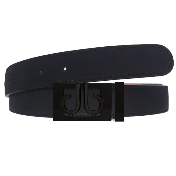  Matte Black Nubuck (Suede) Leather Belts Druh Belts USA
