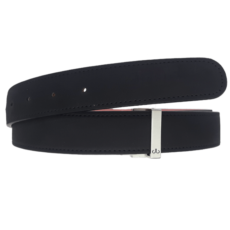 Black Nubuck (Suede) Leather Straps Druh Belts USA