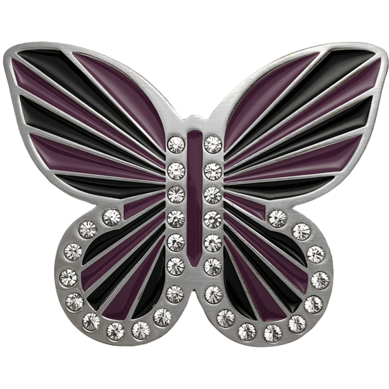 Druh Butterfly Buckle - Black and Purple