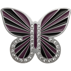 Druh Butterfly Buckle - Black and Purple