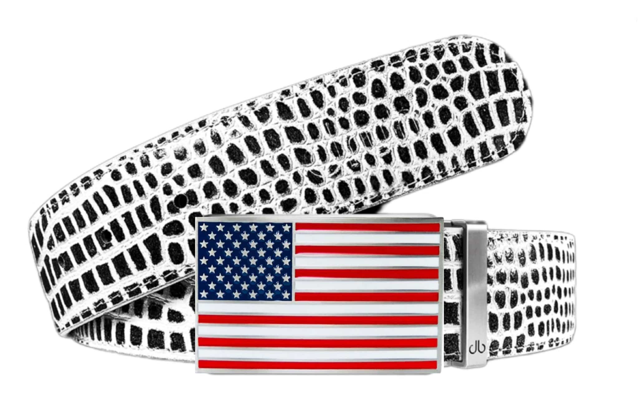 Black & White / American Crocodile Leather Belts Druh Belts USA