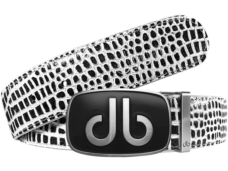Black & White / Big & Gaint Crocodile Leather Belts Druh Belts USA