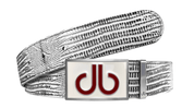 Black & White Lizard / Double Infill Lizard Leather Belts Druh Belts and Buckles | US & Canada