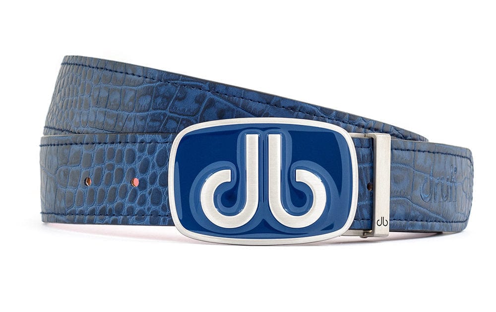 Blue / Big & Gaint Crocodile Leather Belts Druh Belts USA