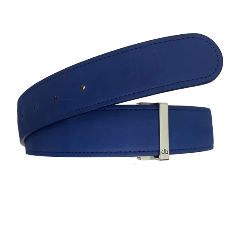 Blue Nubuck (Suede) Leather Straps Druh Belts USA