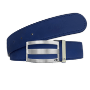 Blue / Three Bar Nubuck (Suede) Leather Belts Druh Belts USA