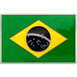 Brazil Flag Buckle