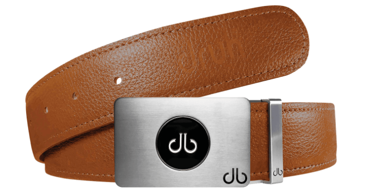Brown / Ballmarker Full Grain Leather Belts Druh Belts and Buckles | US & Canada
