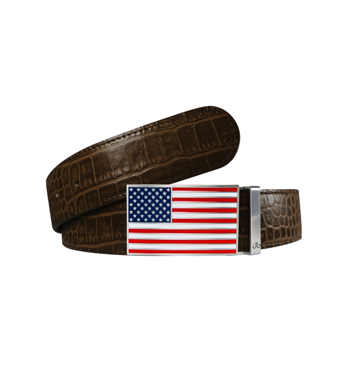Dark Brown / American Crocodile Leather Belts Druh Belts USA
