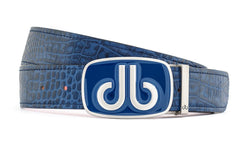db Big & Gaint Blue Crocodile Blue Belts Druh Belts and Buckles | US & Canada