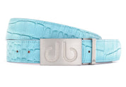 db Cut Out Crocodile Aqua Belts Druh Belts USA