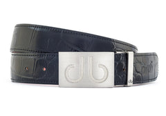 db Cut Out Crocodile Black Belts Druh Belts and Buckles | US & Canada