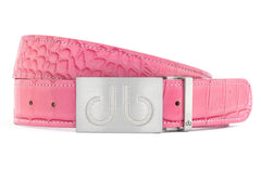 db Cut Out Crocodile Pink Belts Druh Belts USA