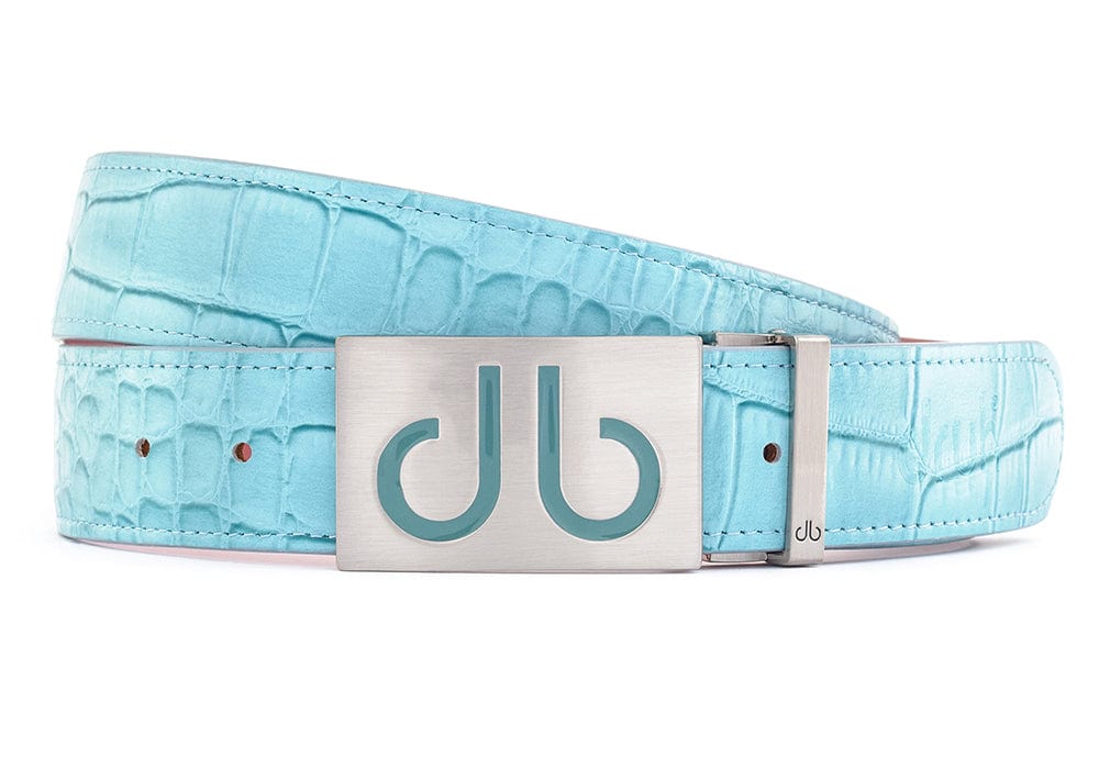 db Infill Aqua Crocodile Aqua Belts Druh Belts USA