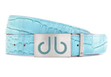 db Infill Aqua Crocodile Aqua Belts Druh Belts USA