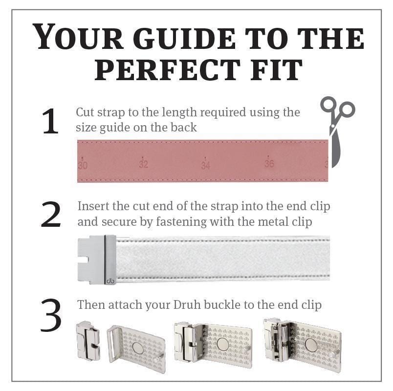 Full Grain White Belt Druh Belts and Buckles | US & Canada