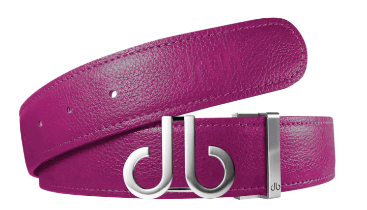 Fushcia / Icon Full Grain Leather Belts Druh Belts and Buckles | US & Canada