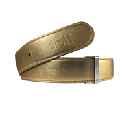 Gold Leather Strap