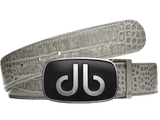 Graphite Gray / Big & Gaint Crocodile Leather Belts Druh Belts USA