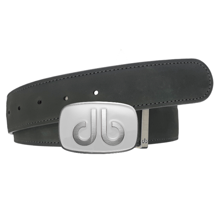 Grey / Big & Gaint Nubuck (Suede) Leather Belts Druh Belts USA