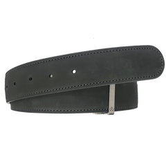 Grey Nubuck (Suede) Leather Straps Druh Belts USA