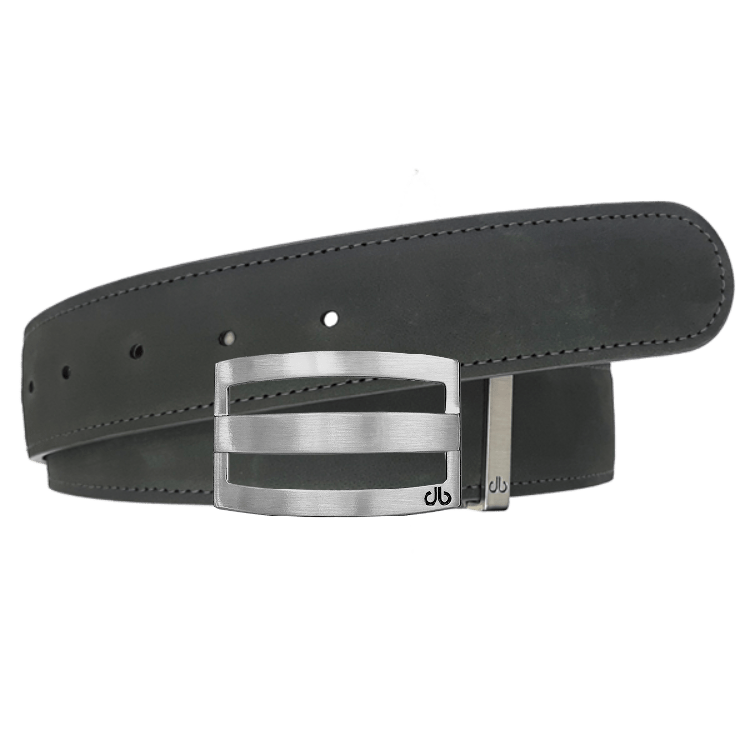  Three Bar Nubuck (Suede) Leather Belts Druh Belts USA