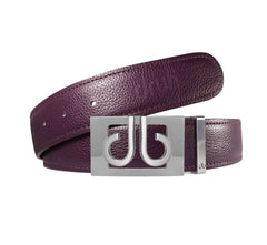 Juniors - Full Grain Purple Druh Belts USA