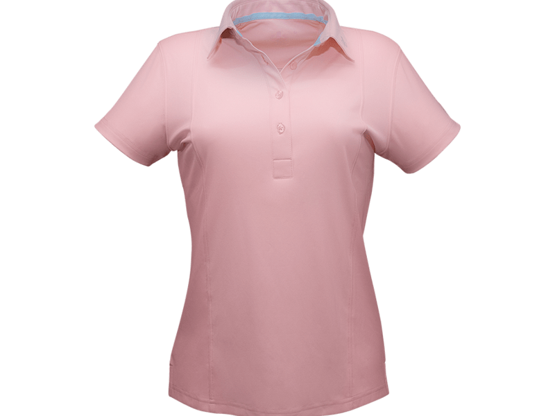 Light Pink Designer Polo - Women's