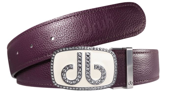 Purple / Big Full Grain Leather Belts Druh Belts and Buckles | US & Canada
