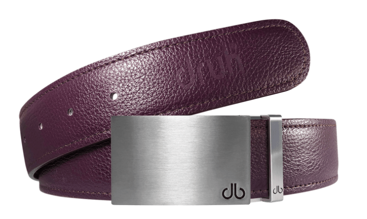  Silver Block Full Grain Leather Belts Druh Belts and Buckles | US & Canada