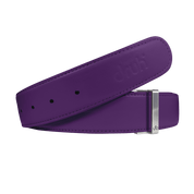 Purple Leather Strap