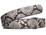 Python Snakeskin Leather Belt Strap from Druh Belts