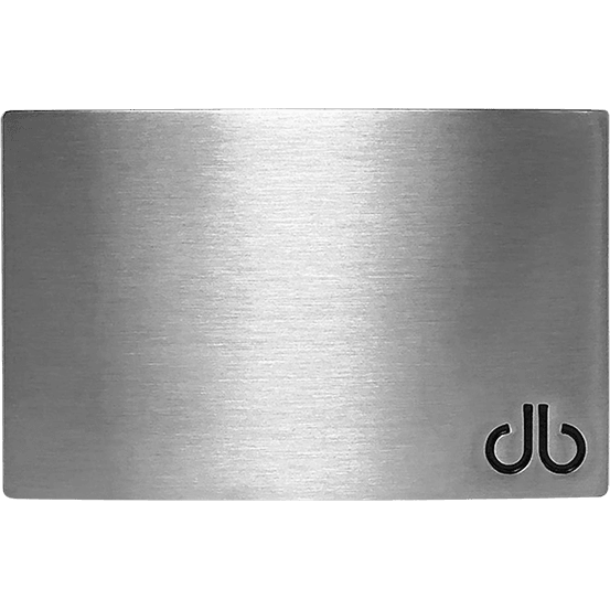 Silver Druh db Classic Block Buckle