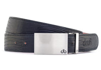 Silver Block Lizard Black Belts Druh Belts USA