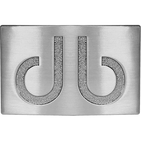 Silver Druh Cutout Buckle