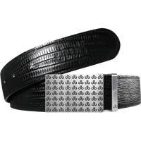 Black Lizard Strap with db Repeat buckle black