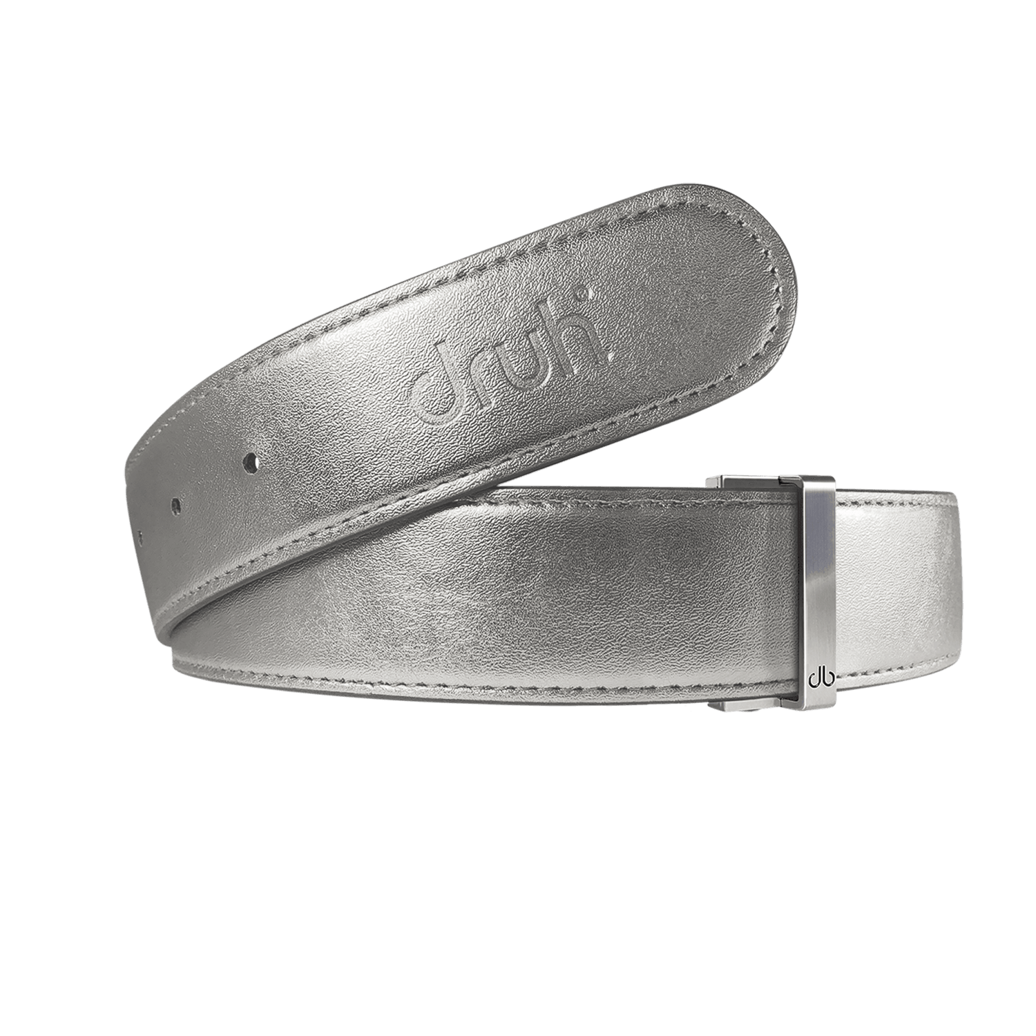 Silver Leather Strap