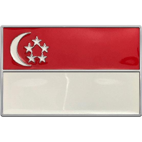 Singapore Flag Buckle