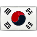 South Korea Flag Buckle