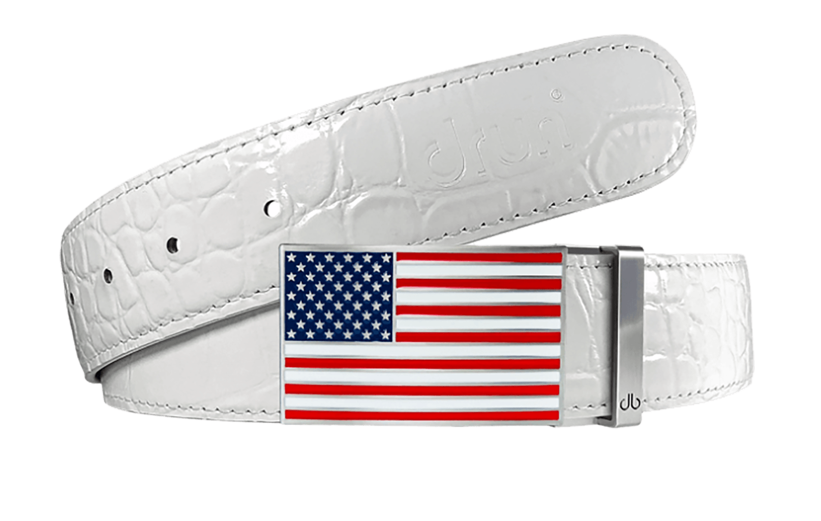 The Sparkler in White: One Strap, Two Buckles