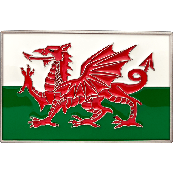 Wales Flag Buckle