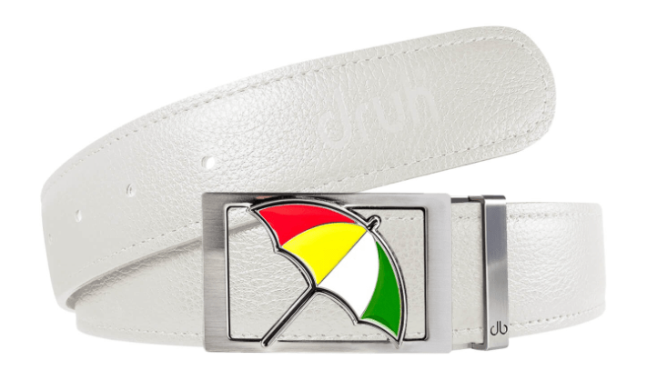 White / Arnold Palmer Full Grain Leather Belts Druh Belts and Buckles | US & Canada