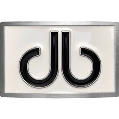 Druh db Double Infill Buckle - White Background - Black