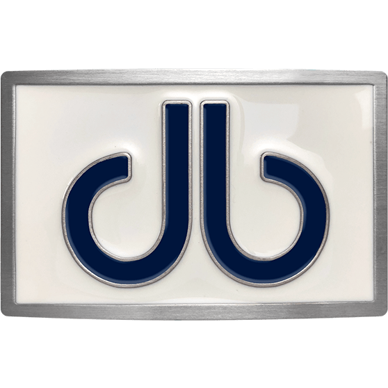 Druh db Double Infill Buckle - White Background - Blue