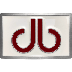 Druh db Double Infill Buckle - White Background - Red