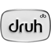 druh buckles white and black
